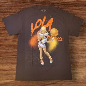 Looney Tunes Lola Bunny Graphic T-shirt Men's Size XS Black Civil Assets Collab